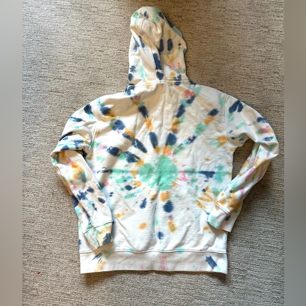 Men’s small RVCA Trippy Snail Tie-Dye Hoodie - Picture 3 of 5